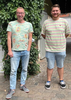 Frank Kreutzer (l) und Alexander Jenal (r). Bilder: Michael Leinenbach